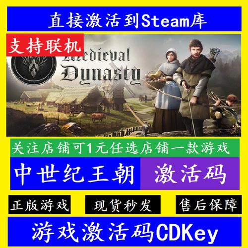steam中世纪王朝入库激活码CDKey