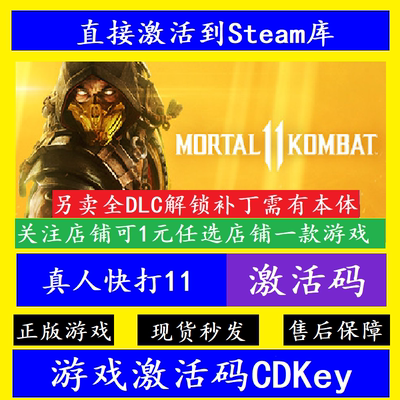 steam真人快打11入库激活码