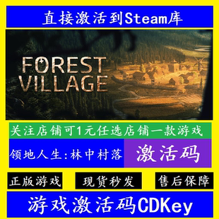 steam领地人生林中村落入库激活码CDKey 正版全球Life is Feudal