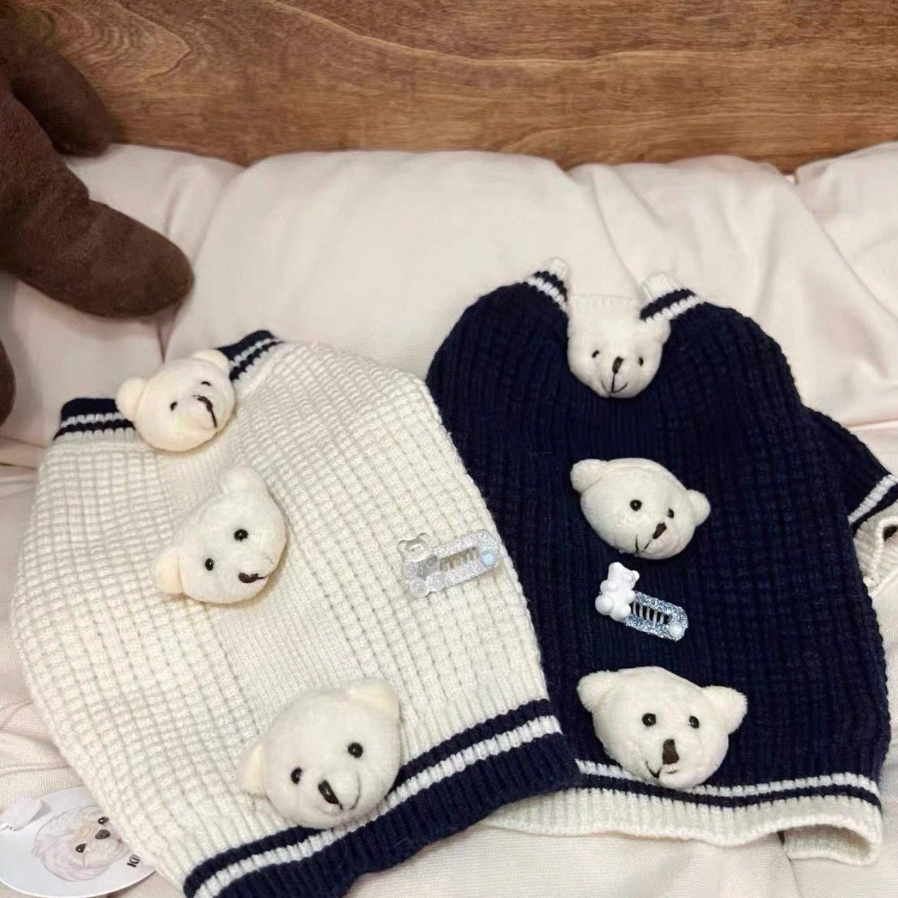 狗狗毛衣泰迪可爱小熊宠物衣服泰迪比熊博美小型犬猫咪贵宾秋冬装