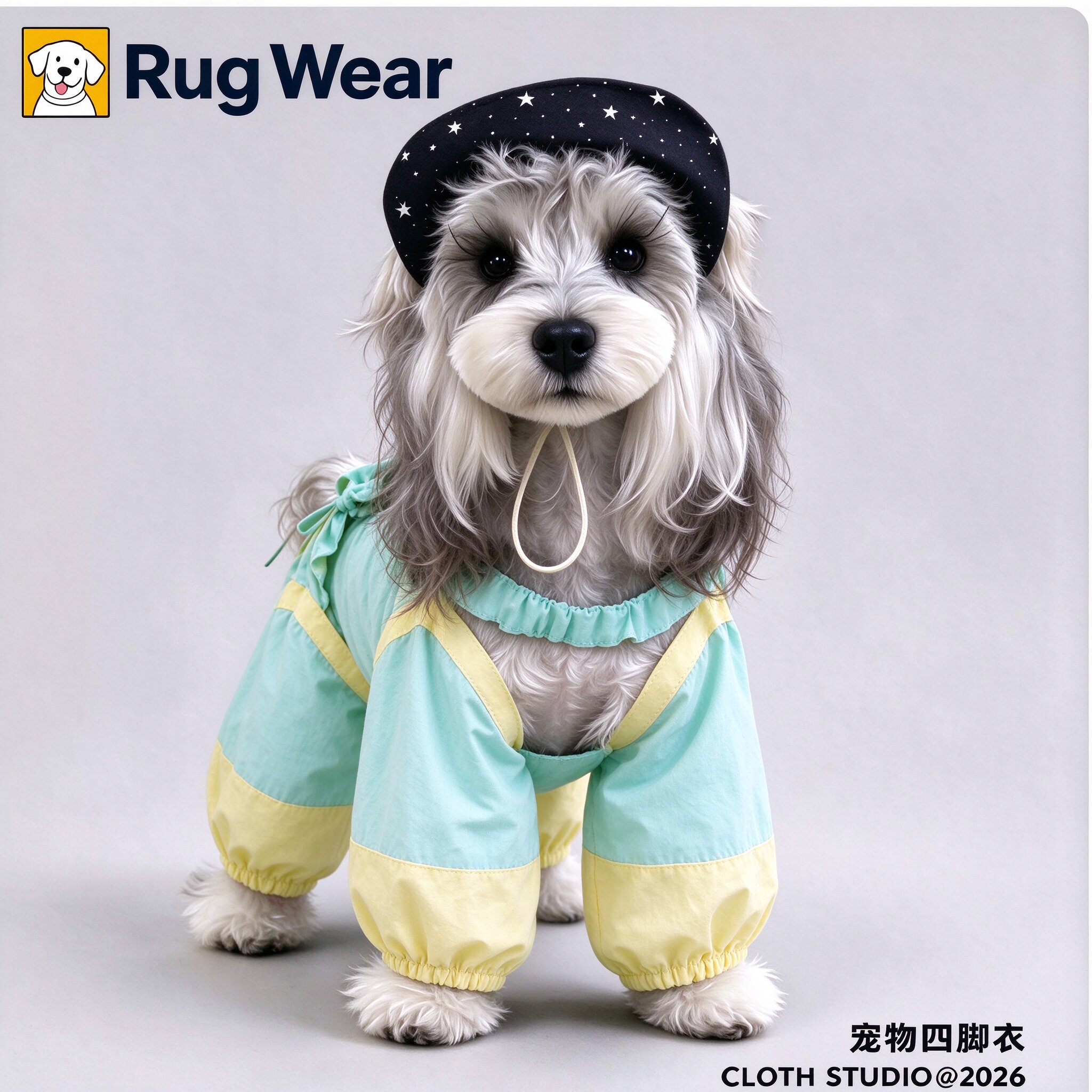 Rug狗狗四脚衣冬季加厚保暖