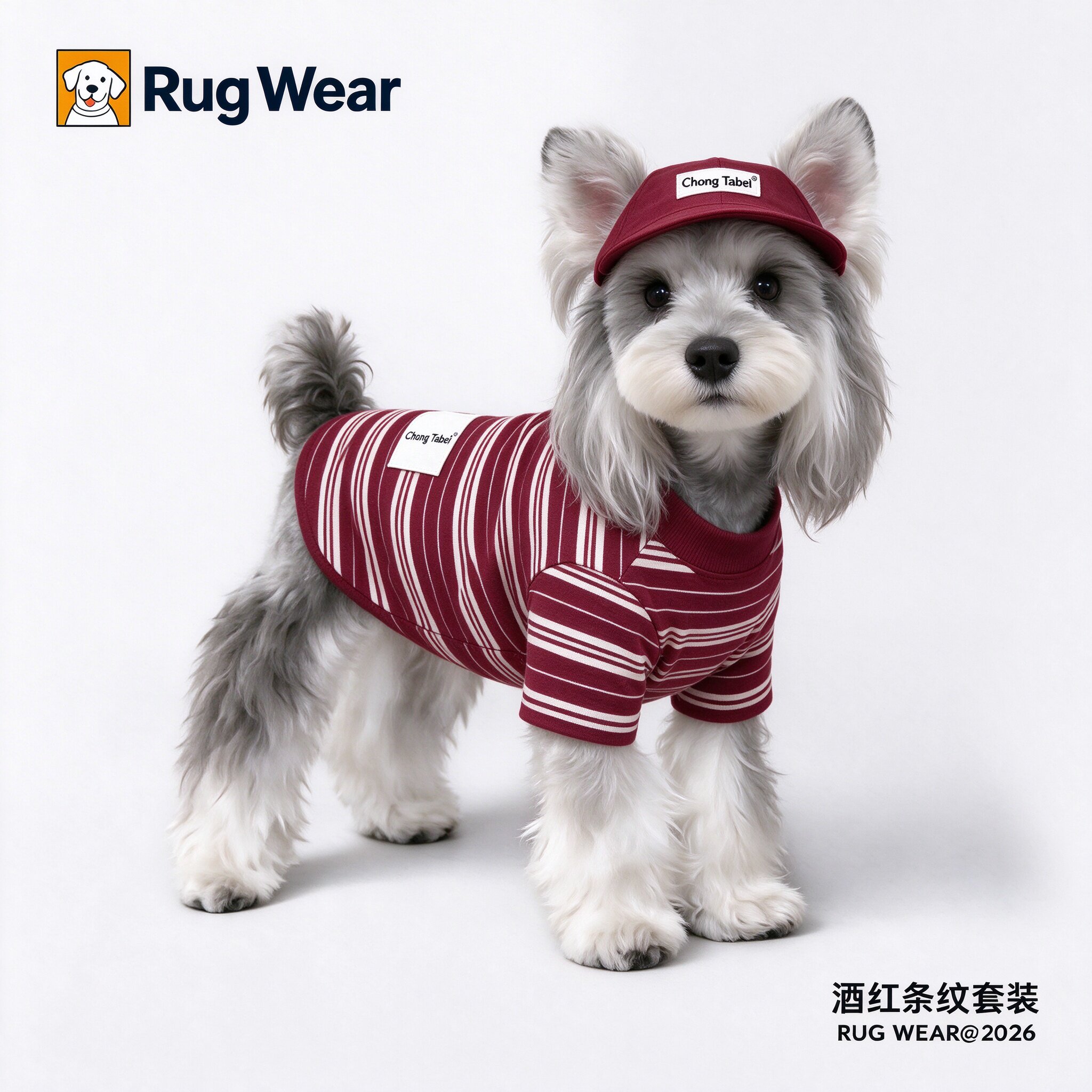 Rug小型犬秋冬薄款背心卫衣
