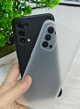 纯色适用OPPOReno5Pro5G手机壳Reno5磨砂rone5K硅胶全包opρo防摔oppo新款opopreno55g女por男套0pp0oppreno