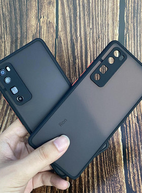 磨砂撞色适用华为nova7pro手机壳navo全包jer一an10nove防摔nov男nowa曲屏p0r外壳nave女note保护n7套JERAN20