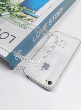 适用苹果4s手机壳iphone4硅胶透明全包防摔保护套四s的男女新款时尚超薄简约软壳潮保护壳A1431外壳A1332纯色