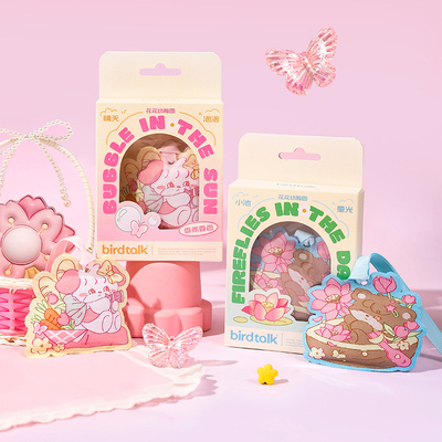 birdtalk花花幼稚园系列车载香薰持久挂件汽车香氛衣柜香挂礼物