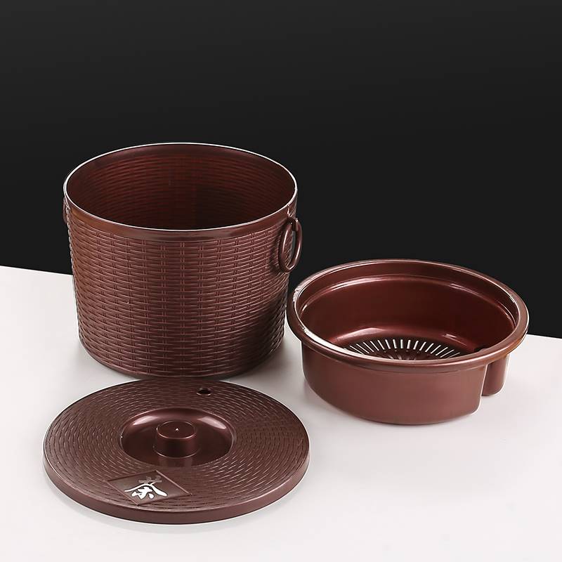 好货茶桶茶渣桶茶台桶废水桶茶水桶功夫茶具配件家用茶盘排水桶储