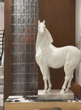 新中式招财马到成功家居饰品摆件