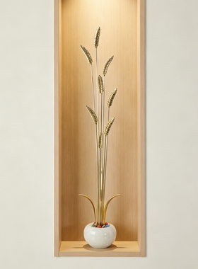 大麦丰收创意艺术装饰品摆件