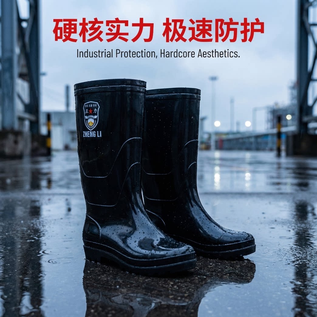 雨鞋男款水鞋防水防滑男成人超轻2026新款雨靴加厚高品质筒靴优质