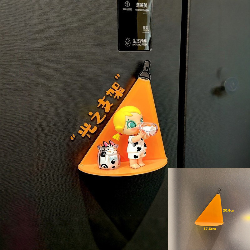 手电筒光束亚克力冰箱贴盲盒收纳