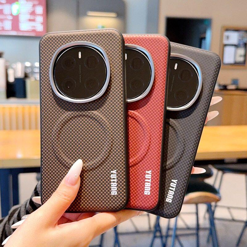 适用於华为荣耀magic6手机保护壳majic7pro防滑honormagic8皮纹2025新款外壳不顶膜散热魔术6轻薄honor创意的