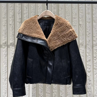 轻暖漫游羽绒 90绒羊毛领素皮 MBE4EIN034 羽绒服2025冬新品 正品