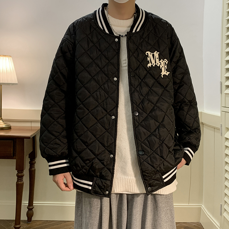 XZ413-HW88-P110-2023冬季男士港风休闲时尚百搭潮流棒球服外套
