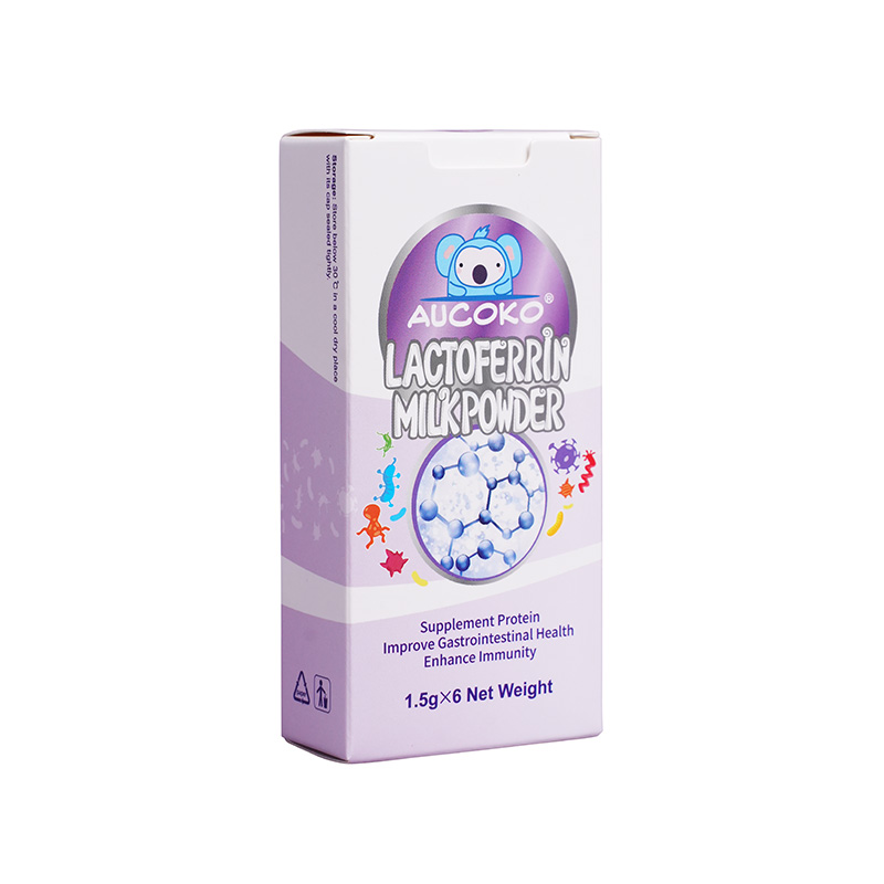 大紫版AUCOKO尤可可乳铁蛋白调制乳粉免疫力儿童免疫球蛋白9g