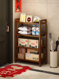 外卖置物架家门口快递放置架家用入户门外楼道杂物收纳架小型货架