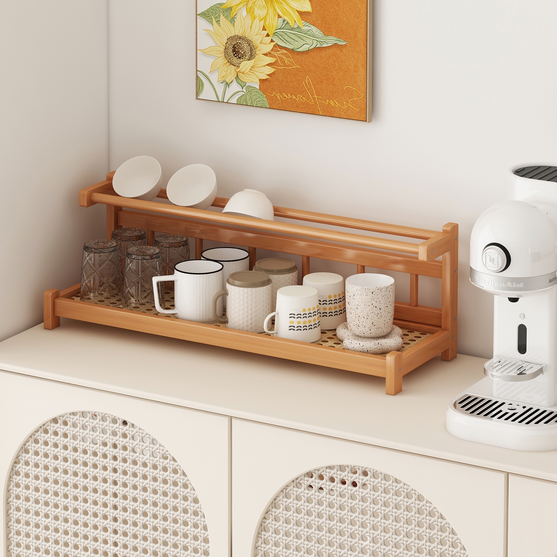 宝睿芝家用小型多层杯架