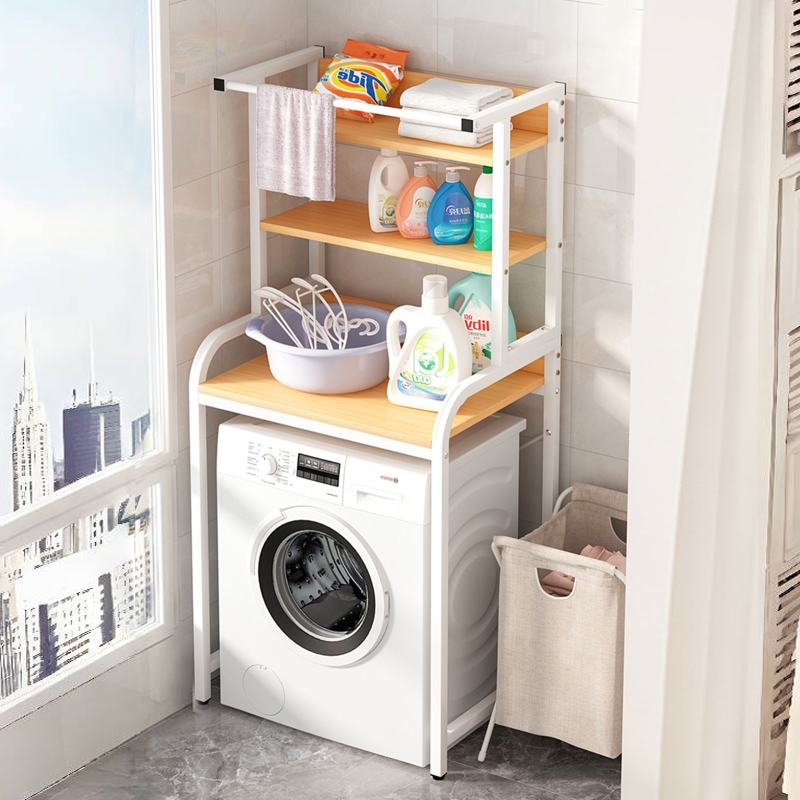 宝睿芝不占空间洗衣机置物架