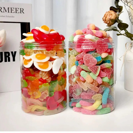 【9·6抢1斤】酸砂橡皮糖QQ糖爆浆水果味小熊软糖爆酸糖解馋零食