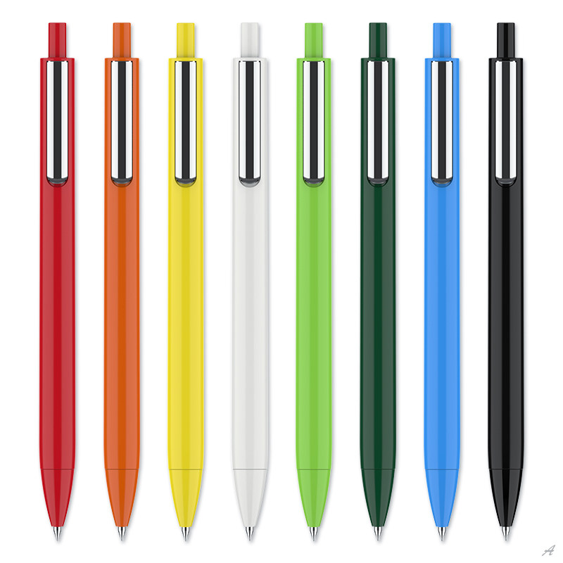 5mm黑色签字笔金属笔夹简约办公水笔礼品公司宣传定做广告笔logo企业