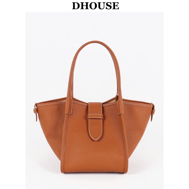 高端定制日本超火真皮秋千手提包2025新款潮小众设计师款托特女包