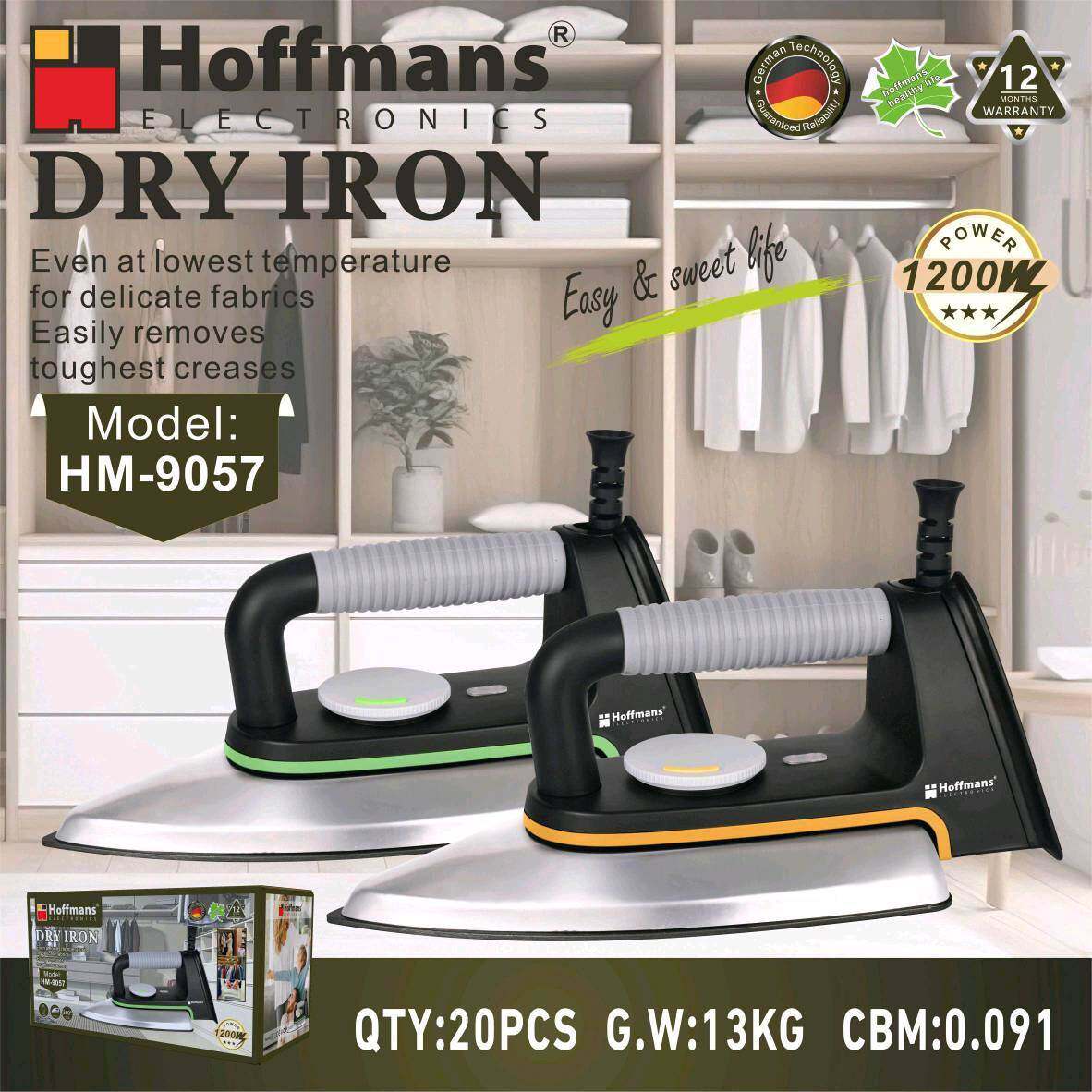 出口Hoffmans 电熨斗 9057 Electric Steam Iron 20pc/ctn