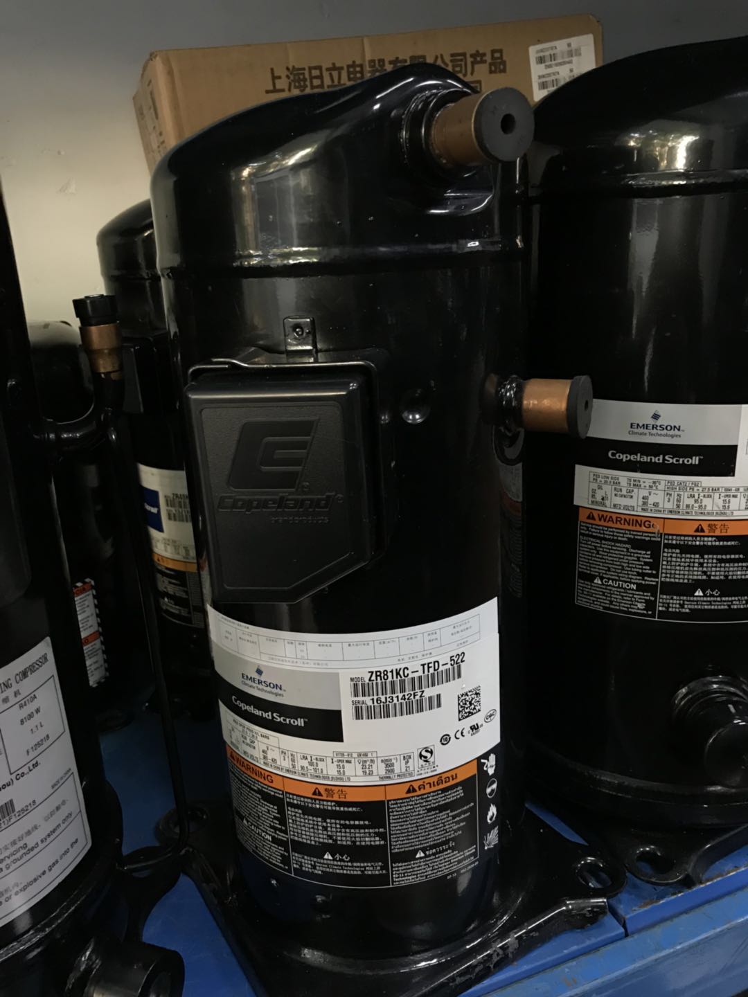 ZR81KC-TFD-522全新原装谷轮7匹空气能空调压缩机ZR81KCE-TFD-522