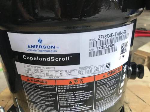 ZF48K4E-TWD-551 ZF48K4E-TWC-551全新谷轮15匹低温冷冻压缩机