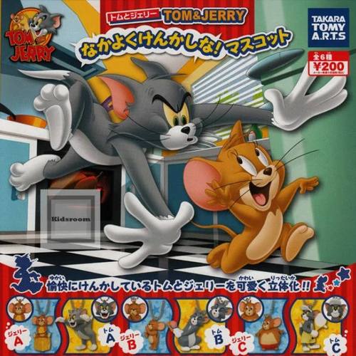 正品TOMY猫和老鼠扭蛋挂件