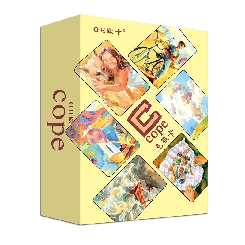 克服卡oh卡系列cope卡心理卡牌专业心理咨询卡片简体中文版包邮