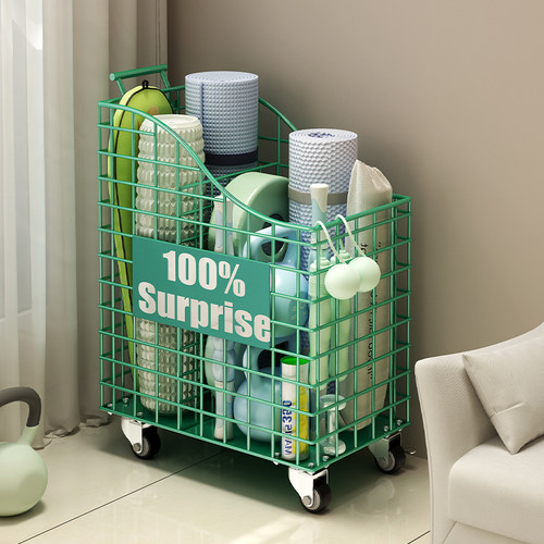 环图落地移动过瑜伽垫收纳筐