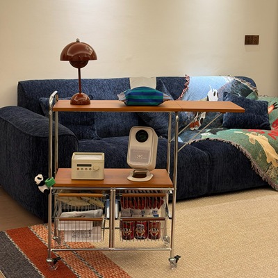 环图小推车置物架客厅落地多层