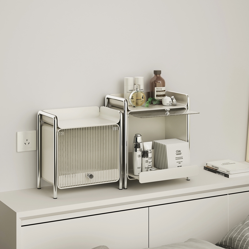 桌面落地式化妆品收纳柜