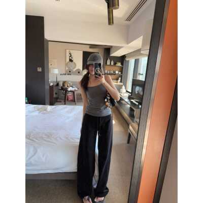Z夏zyk Zuik好搭配天丝羊毛纯色背心女式春修身王QNT衬衫上衣