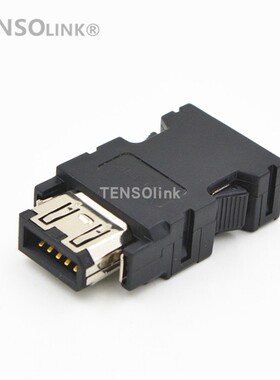 适用三菱伺服电机J4JE-40伺服驱动侧CN2编码器10芯接头SM-10P插头