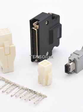 tensolink适用松下A6伺服端子 伺服电机接头 X4 X6编码器动力插头