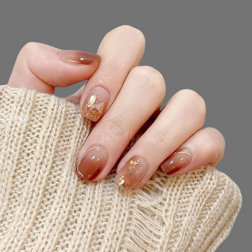 服帖持久防水可拆卸指甲贴片新款