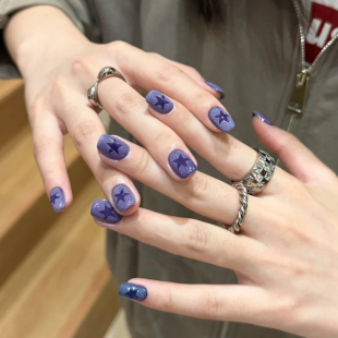 ES779 UV半烤凝胶美甲贴半固化光疗持久防水指甲贴纸 照灯变硬