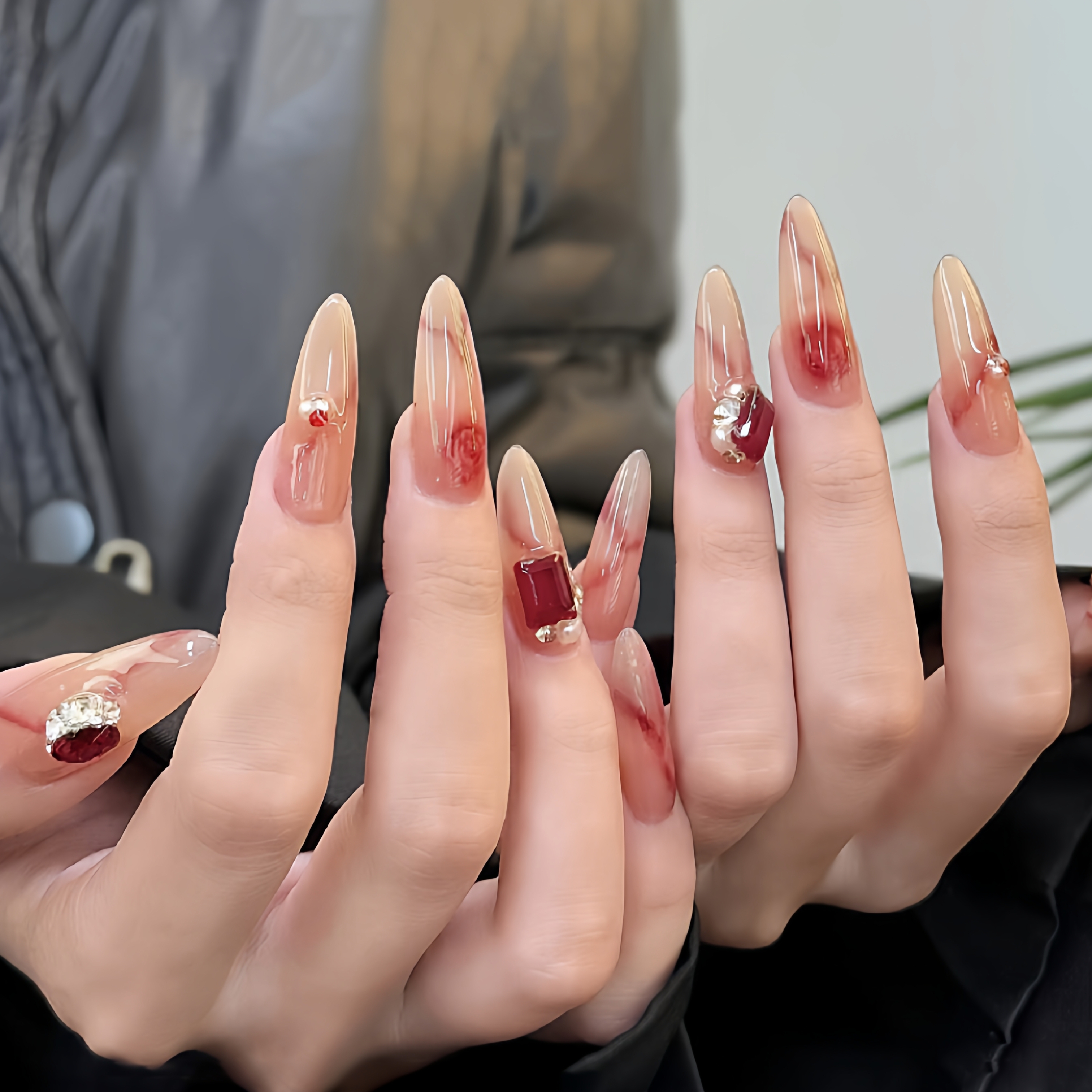 服帖持久防水可拆卸指甲贴片新款