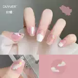 Летние трехмерные японские наклейки для ногтей, накладные ногти, гель, французский стиль, изысканный стиль, долговременный эффект