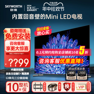 创维65英寸电视65A5D 4K高清语音电视 LED Pro内置回音壁Mini