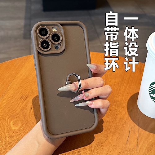 适用iQOO自带指环软硅胶保护套