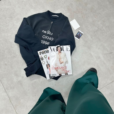 区别市场通货】1996做旧水洗印花拉链卫衣棒球服外套男女款AS风格