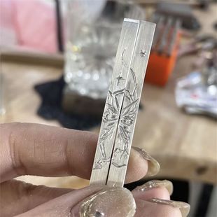 原创手工「合是蝴蝶·分是山峰」蝴蝶情侣对戒高级感戒指生日礼物