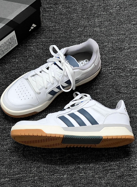 adidas adidas ENTRAP低帮板鞋男女同款白蓝