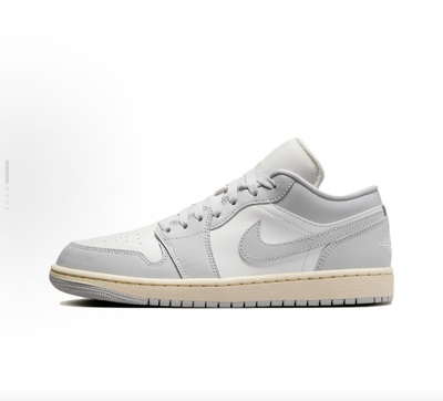 耐克女鞋AJ1灰白色低帮复古篮球鞋板鞋DC0774-103