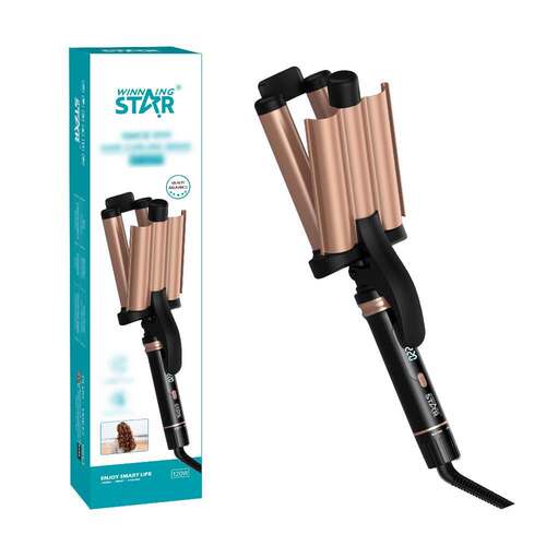 Winning star跨境家用120W电夹板蓬松器不伤发卷发器Curling iron