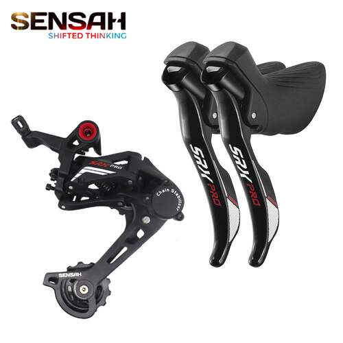 顺泰SENSAH公路车变速套件 SRX PRO手变后拨变速器11速越野碟刹