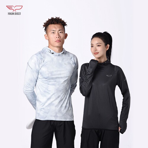 Yikun翼鲲飞盘长袖连帽运动服去野场上服专业团队运动全彩 - 封面