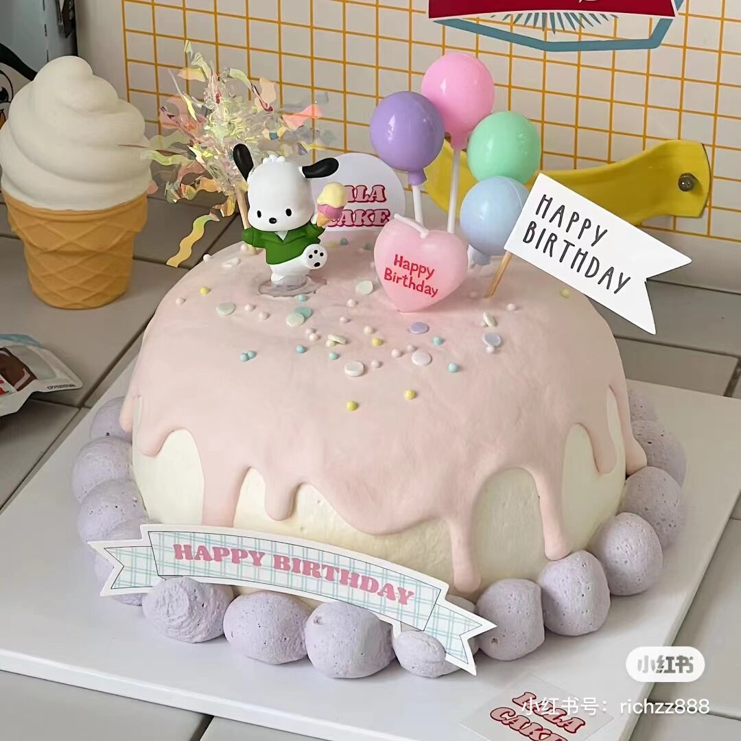 帕恰狗蛋糕装饰摆件公仔